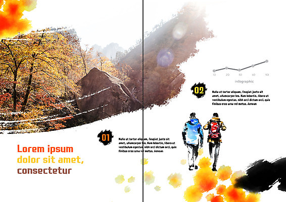 PSD 나무 템플릿 표지디자인 북디자인 출판디자인 여자 남자 내지 리플렛 여행 북커버 캘리그라피 산 팜플렛 성인 두명 뒷모습 트래킹 가을 바위 등산복 이미지템플릿 식물 옷 계절 뷰포인트 레저 사람 등산 돌_바위 파일형식