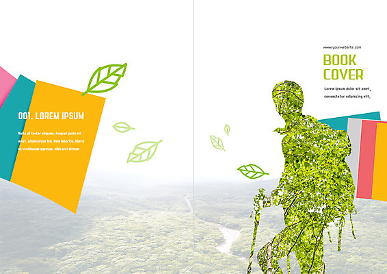 PSD 템플릿 표지디자인 북디자인 출판디자인 표지 실루엣 리플렛 여행 북커버 배낭 나뭇잎 팜플렛 트래킹 숲 등산스틱 이미지템플릿 잎 가방 레저 촬영기법 등산용품 파일형식