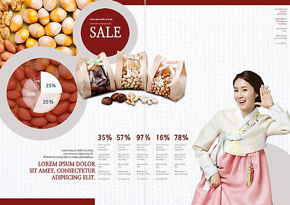 PSD 템플릿 표지디자인 북디자인 출판디자인 여자 내지 음식 리플렛 북커버 그래프 한명 웃음 팜플렛 상반신 성인 30대 세일 추석 듣기 한국인 밤 한복 땅콩 은행열매 이미지템플릿 1 한국전통 명절 열매 모션 표정 사람 동양인 장년 견과류 전통의상 파일형식