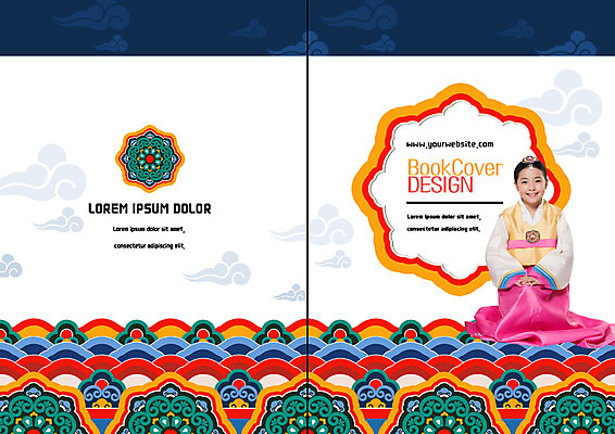 PSD 템플릿 한국전통 표지디자인 북디자인 출판디자인 여자 표지 어린이 리플렛 북커버 한명 웃음 앉기 소녀 팜플렛 전통문양 추석 한국인 한복 구름모양 소녀한명만 이미지템플릿 모양 1 전통 문양 명절 모션 한국 표정 사람 동양인 전통의상 여자한명만 소녀만 파일형식 구름_자연