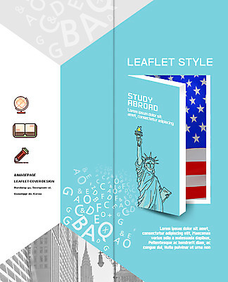 PSD 템플릿 표지디자인 북디자인 알파벳 출판디자인 교육 표지 리플렛 2단접지 북커버 영어교육 빌딩 팜플렛 사람없음 책 연필 지구본 문 미국 오픈 성조기 자유의여신상 글로벌교육 어학연수 이미지템플릿 영어 북아메리카 학용품 건물 글로벌 필기구 세계문화유산 국기 유학 파일형식