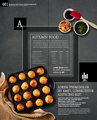 PSD 템플릿 접시 표지디자인 북디자인 출판디자인 내지 리플렛 2단접지 북커버 팜플렛 사람없음 그릴 천 간장 타코야키 가츠오부시 이미지템플릿 식기 식재료 주방용품 직물 양념 일본음식 파일형식