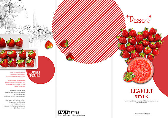 PSD 템플릿 접시 표지디자인 북디자인 출판디자인 표지 리플렛 북커버 과일 3단접지 딸기 잔 팜플렛 사람없음 딸기주스 이미지템플릿 식기 과일주스 파일형식
