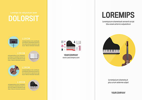 템플릿 편집 표지디자인 북디자인 출판디자인 표지 악기 음악 리플렛 북커버 3단접지 팜플렛 사람없음 건반 피아노 보면대 바이올린 악보 이미지템플릿 AI파일 현악기 문화예술 건반악기 파일형식 벡터