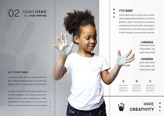 서양인 템플릿 편집 표지디자인 북디자인 출판디자인 여자 어린이교육 내지 어린이 리플렛 흑인 북커버 3단접지 미술 한명 팜플렛 상반신 페인트 물감 손도장 이미지템플릿 AI파일 외국인 1 교육 문화예술 사람 미술도구 파일형식 벡터