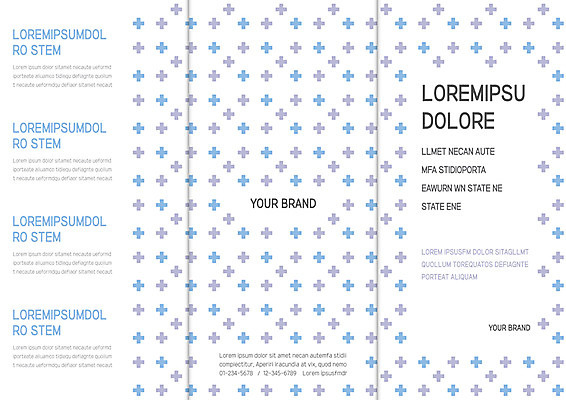 템플릿 편집 표지디자인 북디자인 출판디자인 표지 리플렛 패턴 북커버 3단접지 의학 팜플렛 사람없음 십자 이미지템플릿 AI파일 무늬 파일형식 벡터