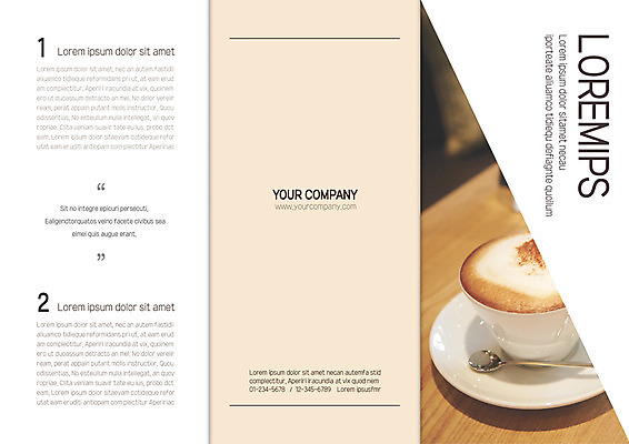 템플릿 편집 표지디자인 북디자인 출판디자인 표지 커피 리플렛 북커버 3단접지 팜플렛 사람없음 커피잔 티스푼 카푸치노 이미지템플릿 AI파일 음료 잔 숟가락 파일형식 벡터