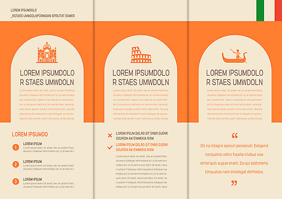 템플릿 편집 표지디자인 북디자인 출판디자인 내지 리플렛 여행 북커버 3단접지 팜플렛 사람없음 이탈리아 곤돌라 뱃사공 콜로세움 이미지템플릿 AI파일 유럽 로마 파일형식 벡터