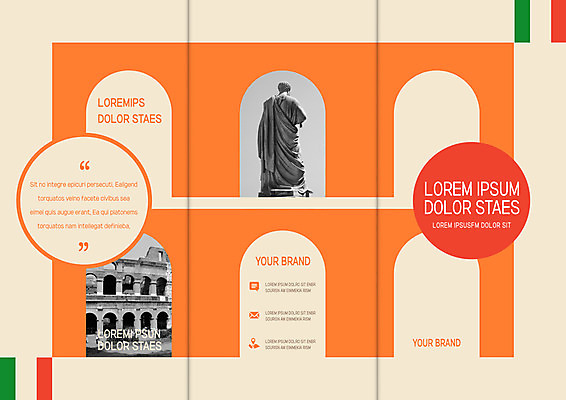 템플릿 편집 표지디자인 북디자인 출판디자인 표지 리플렛 여행 북커버 3단접지 팜플렛 사람없음 관광지 조각상 이탈리아 콜로세움 이미지템플릿 AI파일 유럽 조형물 로마 파일형식 벡터