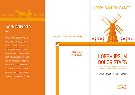 템플릿 편집 표지디자인 북디자인 출판디자인 표지 꽃 리플렛 여행 북커버 3단접지 팜플렛 사람없음 풍차 튤립 네덜란드 마차 이미지템플릿 AI파일 식물 유럽 교통수단 파일형식 벡터