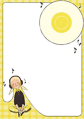 전신 PSD 여자 문화 음악 일러스트 프레임 한명 성인 음악감상 레코드 문화생활 프레임일러스트 국내일러스트 1 라이프스타일 문화예술 사람 감상 음반 파일형식