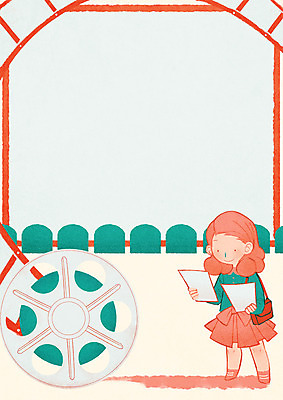 전신 PSD 여자 문화 일러스트 프레임 한명 성인 스크린 영화관 필름 영화 객석 문화생활 프레임일러스트 국내일러스트 1 라이프스타일 문화예술 사람 극장 파일형식