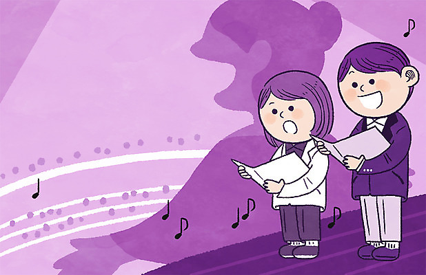 전신 PSD 여자 남자 어린이 음악 음표 일러스트 프레임 세명 악보 성악가 장래희망 노력 프레임일러스트 국내일러스트 기호 문화예술 사람 가수 파일형식