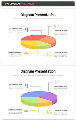 템플릿 비즈니스 그래프 사람없음 세트 원형 PPT 프레젠테이션 문서템플릿 원그래프 애니형PPT 이미지템플릿 도형 파일형식