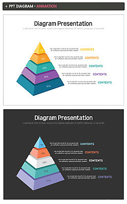 템플릿 비즈니스 그래프 사람없음 세트 PPT 프레젠테이션 문서템플릿 피라미드 애니형PPT 이미지템플릿 건축물 랜드마크 파일형식