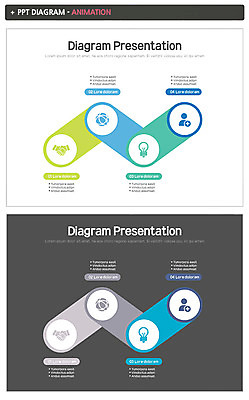 템플릿 비즈니스 전구 그래프 악수 사람없음 세트 PPT 프레젠테이션 문서템플릿 순서 애니형PPT 이미지템플릿 손짓 파일형식