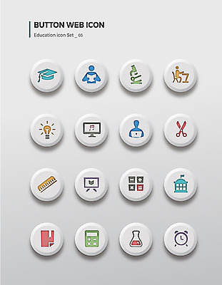 아이콘 시계 학사모 버튼 수업 아이디어 사람모양 가위 현미경 사람없음 세트 뷰티 계산기 머리빗 발표 계산 강의 플라스크 대학교 과제 2D아이콘 AI파일 모양 모자_잡화 교육 컨셉 졸업 학교 문구용품 실험기구 장비 미용용품 파일형식 벡터