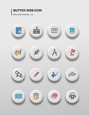아이콘 학교 버튼 미술 사람없음 책 세트 연필 펜 스탠드 강의 상패 검색 과제 컴파스 장학금 2D아이콘 AI파일 교육 문화예술 문구용품 학용품 조명 필기구 상_우승 파일형식 벡터 지원금