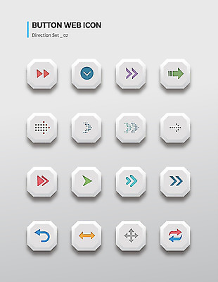 아이콘 화살표 버튼 사람없음 세트 방향 빨리감기 되감기 반복재생 2D아이콘 AI파일 파일형식 벡터