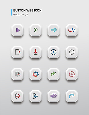 아이콘 화살표 버튼 사람없음 세트 방향 다운로드 빨리감기 되감기 반복재생 2D아이콘 AI파일 파일형식 벡터