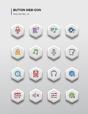 아이콘 음악 음표 버튼 사람없음 세트 헤드폰 CD 녹음 볼륨 마이크 오디오 조절 목록 2D아이콘 AI파일 기호 음향기기 문화예술 전자제품 기록 파일형식 벡터