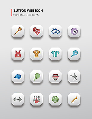 아이콘 유니폼 버튼 사람모양 사람없음 세트 자전거 아령 테니스 글러브 탁구채 보드 다트 트로피 야구공 카누 야구모자 당구공 배드민턴 볼링공 2D아이콘 AI파일 모양 모자_잡화 옷 스포츠용품 스포츠 장갑 공 구기 바이크 야구용품 게임 수상스포츠 라켓 탁구용품 볼링용품 상_우승 당구용품 파일형식 벡터