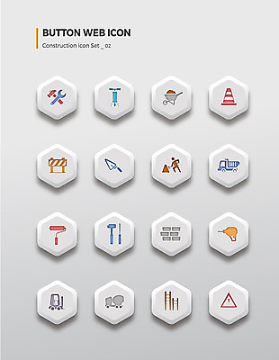 아이콘 사다리 버튼 벽돌 사람없음 세트 수레 트럭 공구 위험 드릴 시멘트 롤러 지게차 덤프트럭 연장세트 접근금지 칼라콘 2D아이콘 AI파일 컨셉 자동차 카트 금지 도구 중장비 안전장비 파일형식 벡터