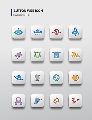 아이콘 지구 버튼 사람없음 세트 망원경 별자리 행성 인공위성 로켓 우주비행사 외계인 달 우주선 탐사선 UFO 2D아이콘 AI파일 자연요소 통신 우주 미확인물체 파일형식 벡터
