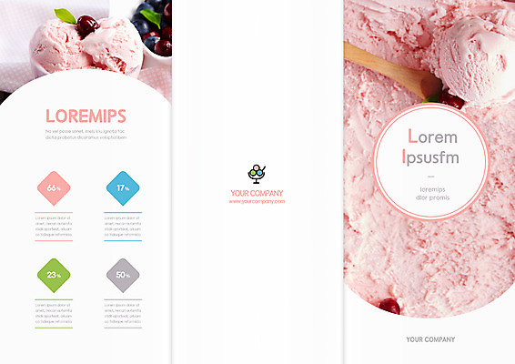 템플릿 표지디자인 북디자인 출판디자인 표지 리플렛 북커버 3단접지 아이스크림 팜플렛 사람없음 숟가락 블루베리 이미지템플릿 AI파일 과일 디저트 수저 파일형식 벡터