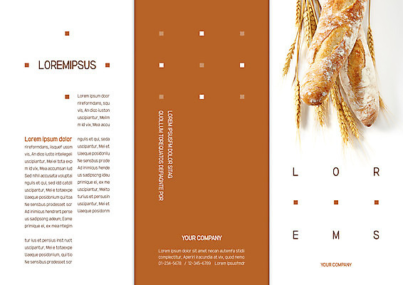 템플릿 표지디자인 북디자인 출판디자인 표지 리플렛 북커버 3단접지 곡류 팜플렛 사람없음 바게트 이삭 이미지템플릿 AI파일 빵 파일형식 벡터