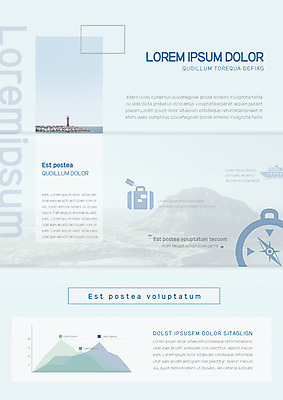 템플릿 표지디자인 북디자인 출판디자인 내지 리플렛 바다 여행 북커버 3단접지 자연 그래프 산 등대 팜플렛 사람없음 여행가방 나침반 이미지템플릿 AI파일 가방 생태계 파일형식 벡터