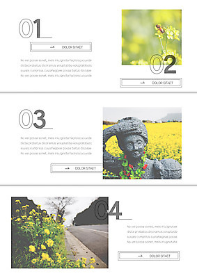 템플릿 표지디자인 북디자인 출판디자인 내지 리플렛 꽃밭 북커버 3단접지 자연 팜플렛 사람없음 제주도 봄 꿀벌 유채 해녀상 이미지템플릿 AI파일 계절 꽃 한국 조각상 벌_곤충 생태계 파일형식 벡터