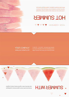 템플릿 표지디자인 북디자인 출판디자인 표지 음식 리플렛 북커버 3단접지 자연 여름음식 수박 팜플렛 사람없음 여름 제철음식 제철과일 이미지템플릿 AI파일 계절 과일 생태계 제철 파일형식 벡터 여름_계절