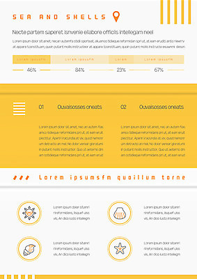 템플릿 표지디자인 북디자인 출판디자인 내지 리플렛 북커버 3단접지 자연 불가사리 팜플렛 사람없음 태양 소라 가리비 이미지템플릿 AI파일 자연요소 조개 어패류 극피동물 생태계 파일형식 벡터