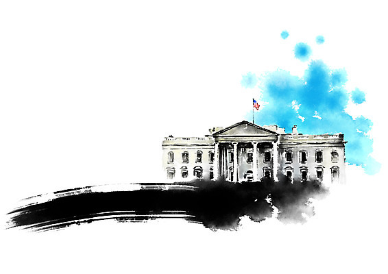 PSD 건축물 여행 일러스트 캘리그라피 붓터치 사람없음 미국 성조기 국내일러스트 건축 북아메리카 국기 파일형식