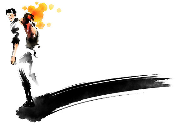 전신 PSD 남자 여행 일러스트 캘리그라피 배낭 붓터치 한명 서기 성인 뒤돌아보기 배낭여행 국내일러스트 1 가방 모션 사람 파일형식