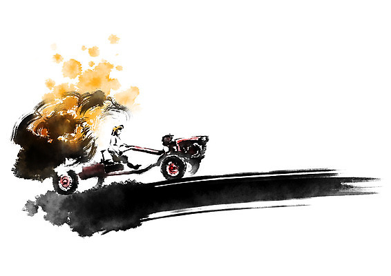 PSD 남자 일러스트 캘리그라피 붓터치 한명 성인 농사 운전 수확 농부 경운기 국내일러스트 직업 1 농업 모션 사람 농기계 파일형식