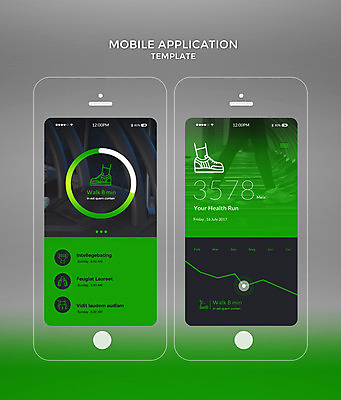PSD 템플릿 웹템플릿 디자인시안 모바일 그래프 건강 한명 두명 신체부위 초록색 스마트폰 세트 운동 홈페이지 걷기 헬스 다리 어플리케이션 모바일템플릿 런닝머신 모바일앱 이미지템플릿 1 컬러 모션 사람 핸드폰 스마트기기 운동기구 파일형식