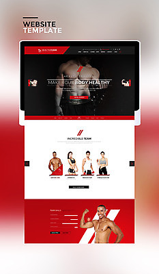 PSD 서양인 템플릿 여자 남자 흑인 웹템플릿 사이트템플릿 근육 건강 여러명 20대 성인 빨간색 세트 태블릿 운동 홈페이지 홈페이지시안 한국인 트레이너 성인만 이미지템플릿 외국인 컬러 다수 사람 동양인 청년 전자제품 스마트기기 헬스 파일형식