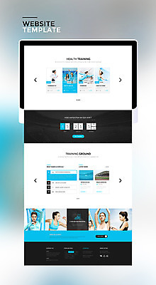 PSD 서양인 템플릿 여자 웹템플릿 사이트템플릿 건강 여러명 20대 성인 파란색 세트 태블릿 달리기 운동 홈페이지 홈페이지시안 한국인 성인여자만 이미지템플릿 외국인 컬러 다수 모션 사람 동양인 청년 전자제품 스마트기기 여자만 성인만 파일형식