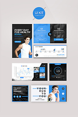 PSD 서양인 템플릿 남자 웹템플릿 와인잔 디자인시안 건강 여러명 20대 성인 파란색 스마트폰 세트 운동 홈페이지 헬스 헬스장 런닝머신 UI 성인남자만 UI키트 이미지템플릿 외국인 컬러 다수 술잔 사람 청년 핸드폰 스마트기기 운동기구 남자만 성인만 파일형식