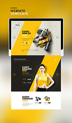 PSD 템플릿 여자 웹템플릿 사이트템플릿 건강 한명 20대 성인 세트 태블릿 운동 홈페이지 노란색 운동기구 홈페이지시안 아령 한국인 성인여자한명만 이미지템플릿 1 컬러 사람 동양인 청년 전자제품 스마트기기 헬스 여자한명만 성인여자만 파일형식