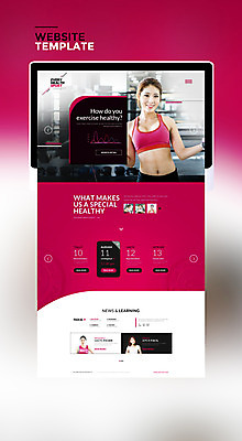 PSD 템플릿 여자 웹템플릿 사이트템플릿 건강 20대 성인 세명 세트 태블릿 운동 홈페이지 홈페이지시안 한국인 권투장 자주색 성인여자만 이미지템플릿 컬러 스포츠시설 사람 동양인 청년 전자제품 스마트기기 여자만 성인만 파일형식