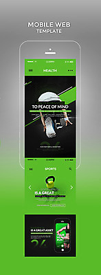 PSD 서양인 템플릿 여자 남자 웹템플릿 디자인시안 모바일 건강 두명 초록색 30대 스마트폰 세트 달리기 홈페이지 모바일템플릿 모바일웹 준비자세 케틀벨 성인만 이미지템플릿 외국인 컬러 포즈 모션 사람 장년 핸드폰 스마트기기 준비 파일형식