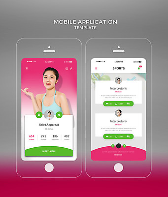 PSD 템플릿 여자 분홍색 웹템플릿 요가 디자인시안 모바일 건강 여러명 20대 성인 초록색 스마트폰 세트 운동 홈페이지 한국인 어플리케이션 모바일템플릿 성인여자만 모바일앱 이미지템플릿 웰빙 컬러 다수 사람 동양인 청년 핸드폰 스마트기기 여자만 성인만 파일형식