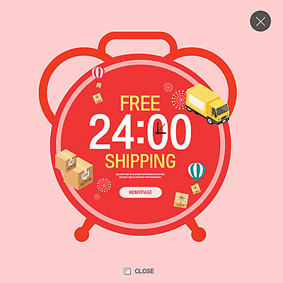 PSD 템플릿 웹템플릿 팝업 이벤트팝업 웹팝업 이벤트 사람없음 상자 트럭 자명종 시간 배송 택배 레이어팝업 이미지템플릿 시계 자동차 알람 운송업 파일형식