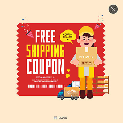전신 PSD 템플릿 여자 웹템플릿 팝업 이벤트팝업 폭죽 웹팝업 한명 이벤트 성인 트럭 배송 택배 쿠폰 레이어팝업 이미지템플릿 1 자동차 사람 운송업 파일형식