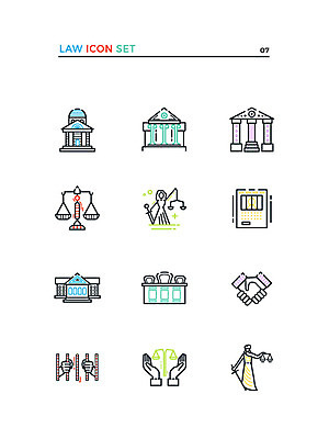 아이콘 저울 신체부위 세트 감옥 법 정의 법정 제헌절 2D아이콘 AI파일 사람 국경일 파일형식 벡터