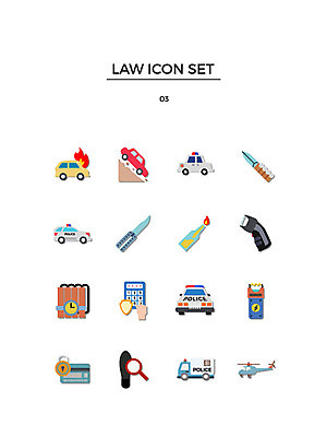 아이콘 무기 사람없음 세트 헬리콥터 발자국 폭탄 교통사고 사건 보안 법 경찰차 방화 흉기 2D아이콘 AI파일 자국 자동차 비행기 안전 폭발물 파일형식 벡터