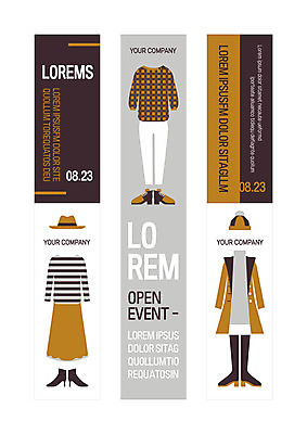 템플릿 모자 배너템플릿 옷 패션 세로배너 사각프레임 사람없음 사각형 현수막 코디 배너세트 AI파일 도형 배너 잡화 프레임 세로 세트 파일형식 벡터